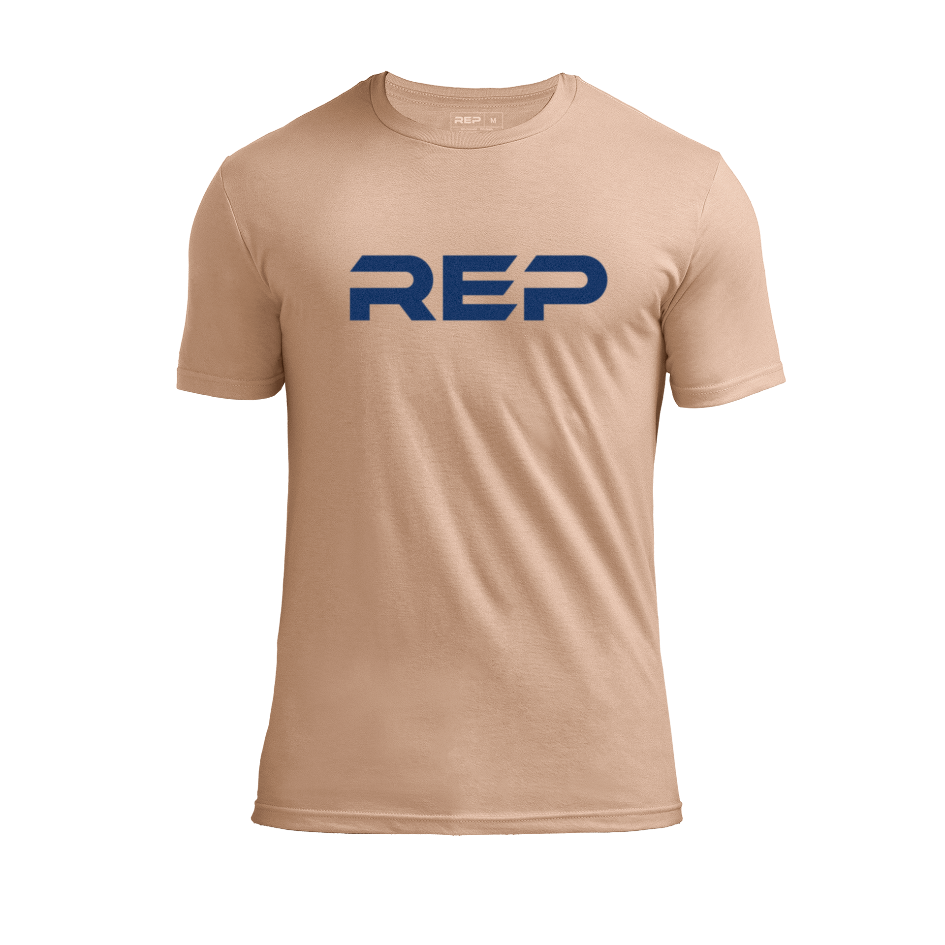 Men's Daily Driver 2.0 Tri-Blend Crew T-Shirt - Heather Peach/Blue / Medium
